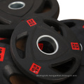 Rubber Coated Cast Iron Weight Lifting Dumbbell Plate